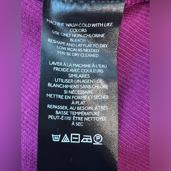 NWT: Anthropologie Maeve Ribbed Ruffled Halter Tank Top in Purple Size Medium - Picture 7 of 8